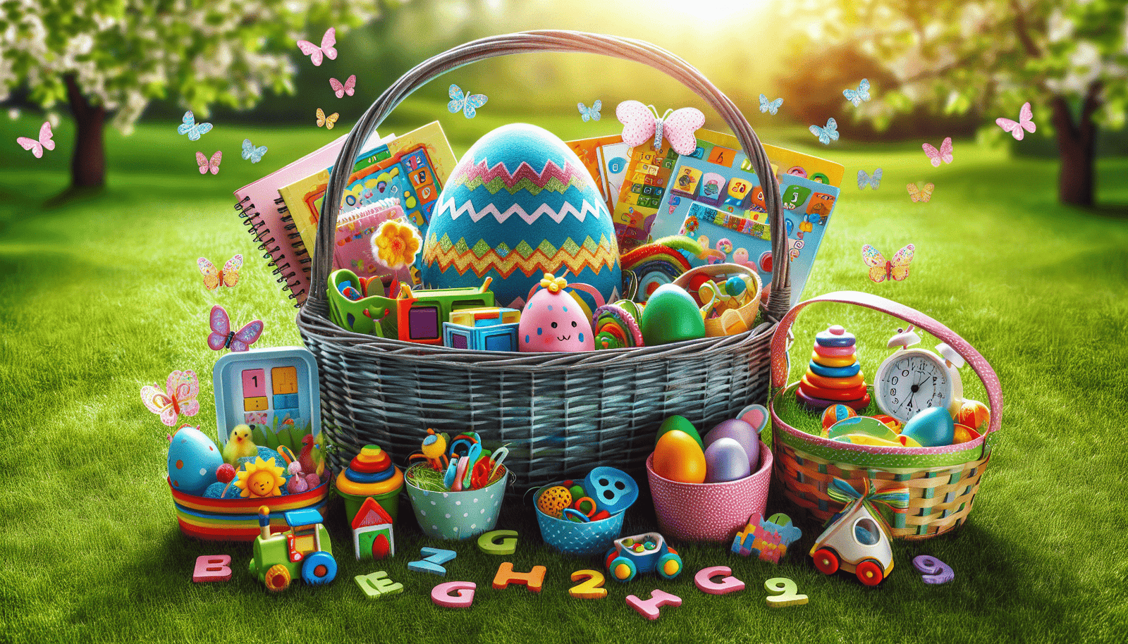 Incorporating Learning Activities into Easter Basket Gifts for Young Children