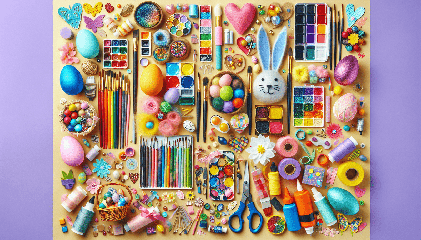 Mixed Media Easter Baskets