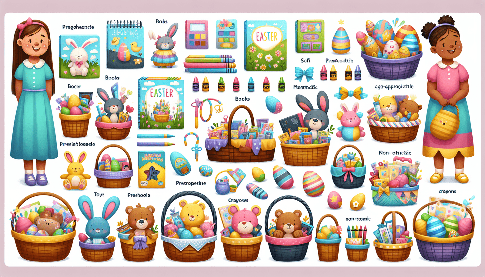 Safe and Age Appropriate Easter Basket Fillers for Toddlers and Preschoolers